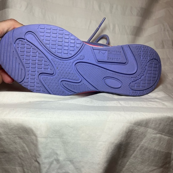 Puma Kids Sneakers in Pink and Purple - Picture 6 of 9